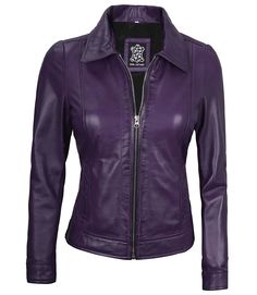 Purple Leather Jacket For Women
Upgrade your wardrobe with vibrant sophistication through our Women’s Shirt Collar Purple Leather Jacket. Crafted from real lambskin leather, this jacket features a classic shirt collar and a striking purple hue, offering a chic and contemporary twist on classic leather wear. The soft, durable leather ensures both comfort and longevity, while the tailored fit enhances your silhouette. Perfect for making a bold fashion statement, this jacket combines elegance with a pop of color. Purple Jacket Outfit, Peplum Leather Jacket, Asymmetrical Leather Jacket, Leather Jacket Biker, Purple Leather Jacket, Women Leather Jacket, Varsity Jacket Women, Leather Varsity Jackets, Distressed Leather Jacket