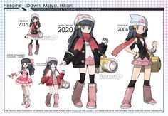 Pokemon Trainer Oc, Dawn Pokemon, Pokemon Dawn, Female Trainers, Pokémon Diamond And Pearl, Pokemon Game Characters, Pokémon Diamond