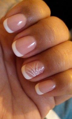 Fingernail Designs, Manicure Nail Designs, French Manicure Nails, Kampot, Diamond Nails, Manicures Designs, Gel Nail Designs, Bridal Nails