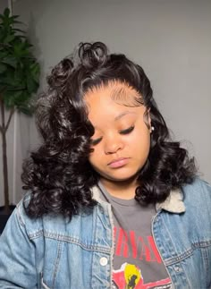 Frontal Wig Hairstyles, Lace Fronts, Dyed Hair Inspiration, Pretty Braided Hairstyles, Pretty Ppl, Work Hairstyles, Dope Hairstyles, Hair Laid, Front Lace Wigs Human Hair