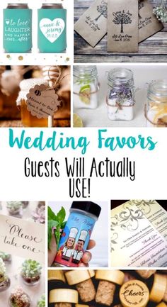 wedding favors guests will actually use