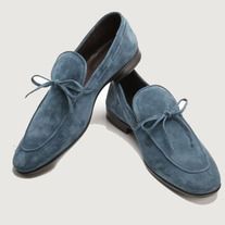 LeatherWear2016 on Storenvy Suede Dress Shoes, Quality Leather Boots, Gentleman Shoes, Leather Formal Shoes, Custom Design Shoes, Blue Suede Shoes, Moccasins Mens, Handmade Leather Shoes, Men Suede