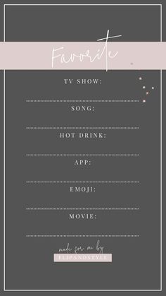 a black and white photo with the words favorite tv show song hot drink app remote move