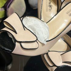 Brand New Dress Heels Never Been Worn, Very Elegant Spring Evening Open Toe Court Shoes, Open Toe Court Shoes With 4-inch Heel, Beige Open Toe Court Shoes For Party, Beige Open Toe Court Shoes For Evening, Cream Heels, Cream Shoes, Dress And Heels, Shoes Women Heels, New Dress