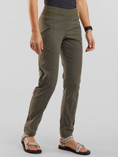 Khaki Pants With Functional Pockets For Outdoor Activities, Sporty Khaki Pants For Outdoor Activities, Khaki Hiking Pants With Side Pockets, Casual Stretch Pants For Outdoor Work, Stretch Casual Pants For Outdoor Work, Stretch Pants For Outdoor Work, Cute Hiking Outfit Summer Plus Size, Green Stretch Functional Pants, Stretch Utility Cargo Pants For Hiking