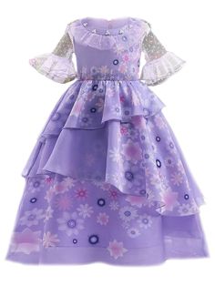 DS567-1_1.jpg?0 Flower Party Dress, Halloween Princess, Vibrant Dress, Kids Party Dresses, Up Costumes, Princess Costume, Girl Princess Dress, Dress Up Costumes, Childrens Dress