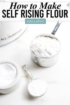 how to make self rising flour and add a pinch