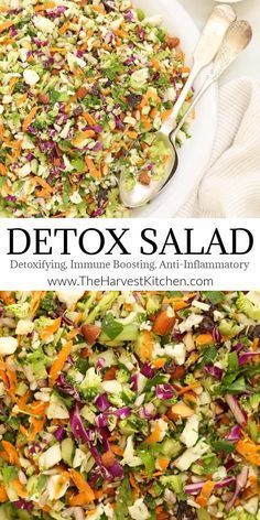 Inflammation Diet Recipes, Detox Salad, Resep Diet, Best Salad Recipes, Mediterranean Diet Recipes, Veggie Dishes, Spaghetti Squash, Healthy Salad Recipes