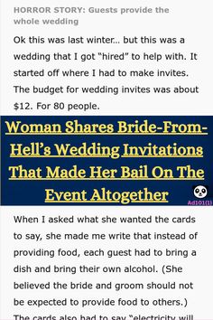 an email message from the bride and groom to their guests on her wedding day, which is