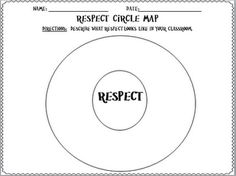 the respect circle map is shown in black and white