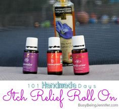 Whip up a little bottle of this easy Itch Relief and carry it with you in a roll on bottle. You never know when you'll need a little itch relief! Essential Oil Roller Bottle Recipes, Roller Bottle Recipes, Anti Itch Cream, Yl Oils, Essential Oil Roller Bottle, Itch Relief, Anti Itch, Roll On Bottles