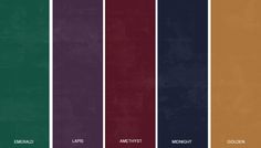 an image of the color palettes for each type of wallpaper or paint scheme