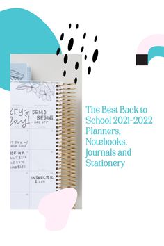 the best back to school planners, notebooks, journals and stationery