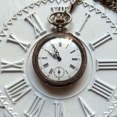 Antique pocket watch wind original chain. Swiss made in 1900s.  Old watch made of silver 800 pr. - in good working condition . Video review here -  https://www.instagram.com/p/CFpo08wAQ0v/ You can see the serial number and the stamps on the back cover. Mechanical watch - in very good condition (has signs of time) - see on photos. Watch case and two rear covers completely silver, fineness 800 pr.  Dial - pottery Diameter of case - 45 mm. Length of chain - 34 cm Please note: -All photos are real!! -All vintage items sold in As-Is condition. -Real colors may slightly differ from their appearance on your display. -The watch will be carefully packed and shipped within 3 days after payment is received. Ships via Registered Air Mail. Old Watch, Antique Pocket Watch, Antique Watch, Pocket Watch Antique, Vintage Pocket Watch, Swiss Watch, Old Watches, Antique Watches, Watch Vintage