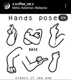 an image of hands pose and credit if you use