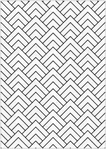 a black and white geometric pattern