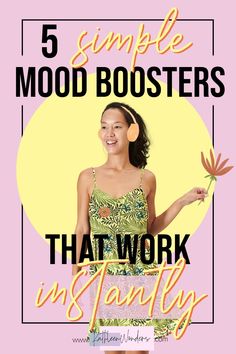 Feeling down and stressed-out? Need a little pick-me-up? Lift your mood up now with these 5 simple mood boosters that work instantly! #liftyourmoodtips #moodbooster #mood #instantmoodboost Andrew Weil, Positive Mood, When You Smile, Mood Boosters, Mood Boost, Breathing Techniques, Alternative Health, Feeling Down, Happy Thoughts