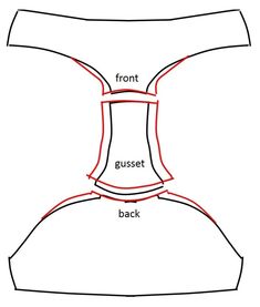 the front and back sides of an ironing board with measurements for each piece, including two