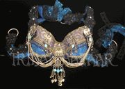 Mixing purple & blues! Dance Bras, Perfect For Me, Festival Bra, Dance Wear, Indian Jewelry, Blue And Purple, Swarovski Crystals, Bra