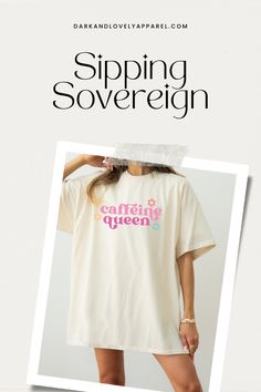 Embrace your coffee-obsessed persona with our Caffeine Queen T-Shirt. The perfect blend of coffee humor, aesthetic, and empowerment, this graphic tee is a must-have for any caffeine enthusiast. Get inspired by our collection of coffee lover quotes and styling tips for a chic, coffee-themed look. Java Aesthetic, Humor Aesthetic, Coffee Lover Quotes, Cozy Sweatshirts