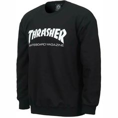 THRASHER Men's Crew Sweatshirt SKATEBOARD MAGAZINE   Brand new with tags Men's size Small Color is "Black" Thrasher print on front Solid black on back Ribbed cuffs and hem 90% Cotton 10% Polyester **************   PLEASE READ BELOW Payment is due within 3 days from close of sale, and is accepted only via PayPal. Shipping is via USPS mail. Signature confirmation may apply. Please refer to shipping details before you commit to purchase, and allow 1-2 business days to process & ship your order. We Skateboard Magazine, Thrasher Skate, Crew Neck Sweater Men, Skateboard Shop, Skating Outfits, Crew Sweatshirts, Mens Crew Neck, Crewneck Sweater, Hugo Boss