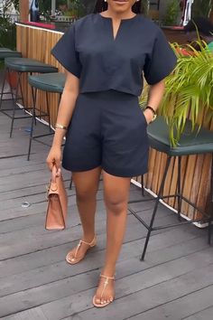 #black @Abby_Fofie Paula White, Pinterest Download, Breastfeeding Dress, Vintage Jumpsuit, Effortlessly Chic Outfits, Comfy Chic