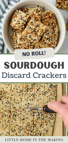 Sourdough Discard Crackers, Discard Crackers, Sourdough Crackers, Freezer Prep, Recipe Using Sourdough Starter, Cracker Recipe, Discard Recipe, Sourdough Bread Starter, Sourdough Starter Discard Recipe