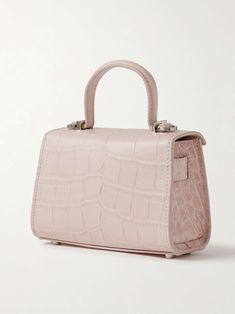 Diamond Bag, Versace Pink, Shoulder Strap Bag, Versace Bags, Coral And Gold, Bag Light, Strap Top, Leather Mini, Pink Bag