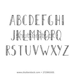 the alphabet is made up of small dots and lines, which are drawn by hand