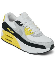 in stock Gray Leather Custom Sneakers With Air Cushioning, Air Max Women, White Wolf, Line At, Finish Line, Casual Sneakers, Air Max, Nike Women, Buy Online