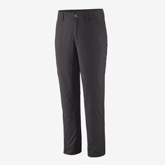 Designed for comfort and unconstrained movement, these multifunctional hiking pants are made of 96% NetPlus® postconsumer recycled nylon made from recycled fishing nets to help reduce ocean plastic pollution/4% spandex plain weave; with a durable water repellent (DWR) finish made without perfluorinated chemicals (PFCs/PFAS) to shed light moisture, and 40+ UPF sun protection. A roll-up cord and a button fastener on each pant leg boosts versatility. The inseam is 28; also available in a 30 inseam. Recycled Polyester Moisture-wicking Stretch Pants, Moisture-wicking 4-way Stretch Recycled Polyester Pants, Nylon Relaxed Fit Hiking Pants, Recycled Polyester Relaxed Fit Functional Pants, Relaxed Fit Recycled Polyester Functional Pants, Versatile Nylon Pants With 4-way Stretch, Relaxed Fit Nylon Pants For Hiking, Relaxed Fit Nylon Hiking Pants, Stretch Nylon Pants With Functional Pockets