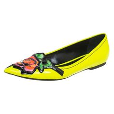 Louis Vuitton Yellow Leather Flower Embellished Pointed Ballet Flats Size 36.5 For Sale at 1stDibs Pointed Ballet Flats, Leather Flower, Louis Vuitton Sandals, Leather Flowers, Yellow Leather, The Vamps, Black N Yellow, Leather Sandals, Ballet Flats