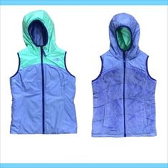 THE NORTH FACE Reversible Girls Vest Hooded Mint/Purple Size Large 14/16  | eBay Purple North Face Vest, Girls Vest, North Face, The North Face, Mint, Purple