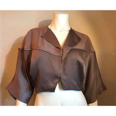 New With Tags Brown Cropped Outerwear For Spring, Brown Cropped Jacket For Spring, Fitted Cropped Brown Outerwear, Kimono Jacket, Jackets For Women, Jackets & Coats, Women Shopping, Color