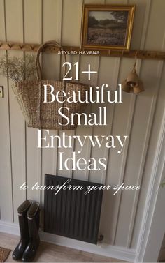 Looking for neutral small entryway ideas for your home? Whether your home entryway is small or really wide, you can implement these super stylish entryway decor ideas in ANY space! From entryway console tables to benches and beyond - these simple home decor tips will totally transform your space! (SAVE these entrance ideas / small entryways to your interior design or home décor board for later!) Entryway Inspo, Stylish Entryway, Holiday Living Room, Mudroom Entryway, Small Entryways, Entrance Ideas, Entryway Console Table, Entry Way Design