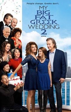 MY BIG FAT GREEK WEDDING 2 -2016- original 27x40 ADV Movie Poster - NIA VARDALOS Andrea Martin, My Big Fat Greek Wedding, Nia Vardalos, John Corbett, Joey Fatone, Tom Burke, John Stamos, Wedding Movies, Dan Brown