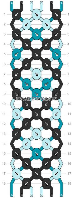 the diagram shows how to make an origami chain with different colors and sizes