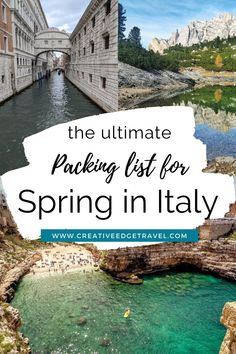 the ultimate packing list for spring in italy