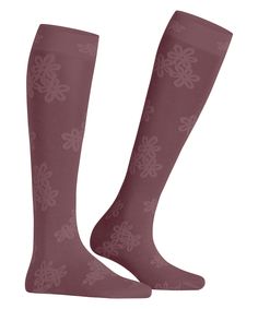 The Ice Flower knee-length socks are inspired by romantic winter flowers and impress with a play on transparencies. The fine, three-dimensional pattern makes these knee-length socks a fashionable highlight. The high-quality workmanship and the FALKE Perfect Fit result in the greatest possible wearing comfort Elegant Mid-calf Socks For Spring, Elegant Knee-high Stockings For Spring, Elegant Knee-high Socks For Spring, Ice Flower, Womens Knee High Socks, House Socks, Ski Socks, Family Women, Winter Flowers