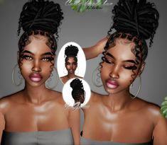 New Hair sims 4 must have - Sims 4 Cc Finds Cc Braids Sims 4, Sims 4 Hair Braids Cc, Sims 4 Locs Female Cc, Black Cc Sims 4 Hair, Female Locs Sims 4 Cc, Natural Hair Sims 4 Cc, Bonnets Sims 4 Cc, The Sims 4 Black Hair Cc, Some 4 Cc