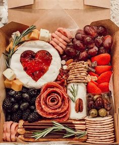 a box filled with lots of different types of food