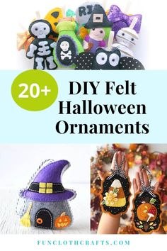 the top 20 diy felt halloween ornaments