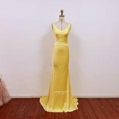 Dark Yellow Prom Dress, Dark Yellow Dress, Yellow Satin Prom Dress, Prom Dress Yellow, Yellow Satin Dress, Poofy Dresses, Yellow Formal Dress, Gown Yellow, Short Yellow Dress