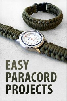 an easy paracord project for beginners to make watches and watchbands