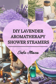 DIY Lavender Aromatherapy Shower Steamers Vicks Shower Steamers Diy, Shower Steamers Diy Essential Oils, Lavendar Recipe, Shower Steamer Recipe, Shower Steamers Recipe, Lavender Shower Steamers, Vicks Shower, Shower Steamers Diy, Benefits Of Lavender