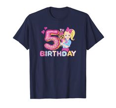 PRICES MAY VARY. Officially Licensed JoJo Siwa Apparel for Men - Women - Boys and Girls; Copyright 2022 Viacom; JoJo Siwa T-Shirts; BowBow T-Shirts; Birthday T-Shirts; JoJo Birthday T-Shirts; 5th Birthday T-Shirts; Nickelodeon T-Shirts; 21NKJS00028A-001 Lightweight, Classic fit, Double-needle sleeve and bottom hem Jojo Siwa Birthday, Happy 6th Birthday, Birthday T Shirts, Happy 5th Birthday, Bday Girl, Jojo Siwa, Girl Shirt, 6th Birthday, 5th Birthday