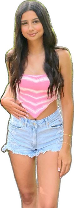 Pink Crop Top, Endless Love, Heart On, Adjustable Straps, Crop Tops, How To Wear