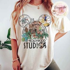 Hollywood Studios Shirts, Hollywood Studios Outfit, Disney World Birthday, Disney Park Outfit, Disney Trip Surprise, Disney Hollywood Studios, Disney Trip Outfits, Disney Eras, Disney Outfits Women