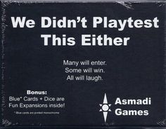 we didn't playest this either sign in front of the entrance to asmadi games