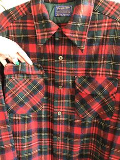 Vintage 1960's Pendleton Classic Plaid Straight Bottom Board Button Up Shirt Two Flap Pockets (See Photos) Tag Reads Size : Medium 100% Virgin Wool Made in USA Willing to Answer Any and All Questions about Items. All Items Sold AS IS. No Refunds. No Returns. Note* Items are not laundered unless adopted personally before selling, to reduce costs & to help combat the ongoing drought in California. For More Photos & Other Items Visit : DeadPeoplesShit.com Gucci Sweater, Plaid Blazer, Vintage Brown, Red Plaid, Button Up Shirt, Vintage Gucci, Women's Plaid Shirt, More Photos, Button Up Shirts